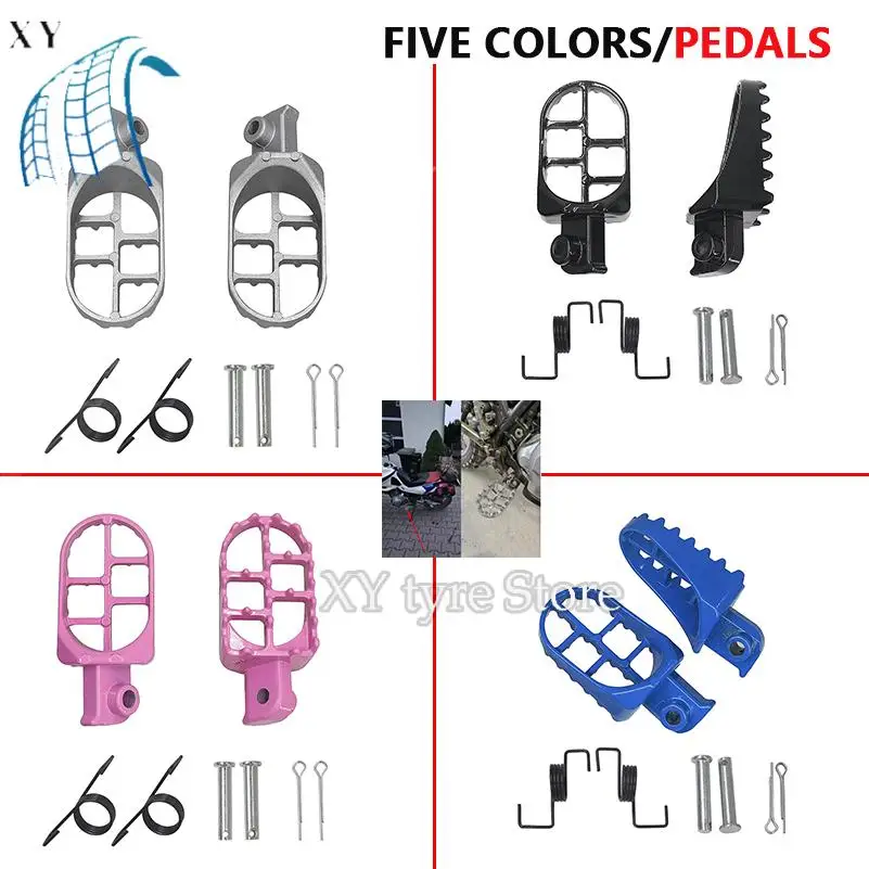 For 2014 - 2021 KLX150BF KLX150 KLX 150 L BF KLX 150L 150BF Accessories Footrest Footpegs Foot Pegs Rests Pedal