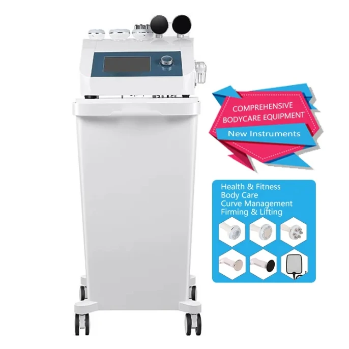 

Latest 5-in-1 Body Care Machine 448k Ems Deep Heating Skin Tightening Machine Multifunctional ABS Electric