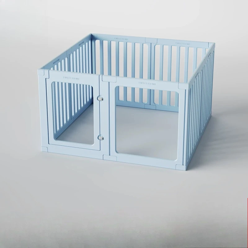 Luxury Balcony Folding Dog Fence Nordic Kennel Indoor Supplies Modern Acrylic Dog Fence Large Modular Barrera Perro Pet Supplies