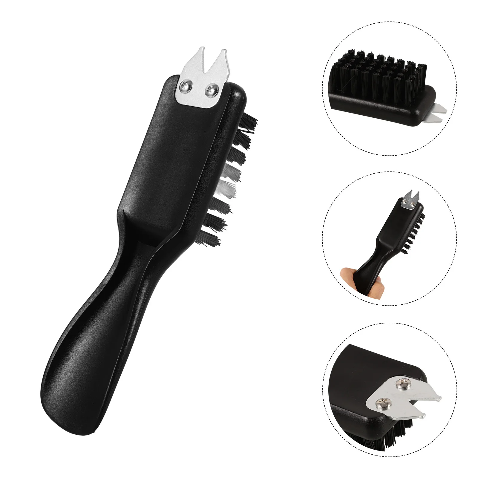 

Convenient Stainless Steel Golf Club Brush Durable Easy to Use Groove Cleaner for Indoor Outdoor Practice Gift