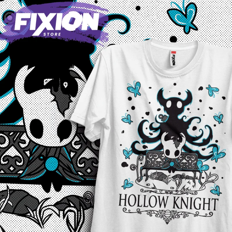 The Hollow Knight T-shirt Men Women Silksing Latest Games Print Tee Oversized Short Sleeve High Quality Street Y2k Male Clothing