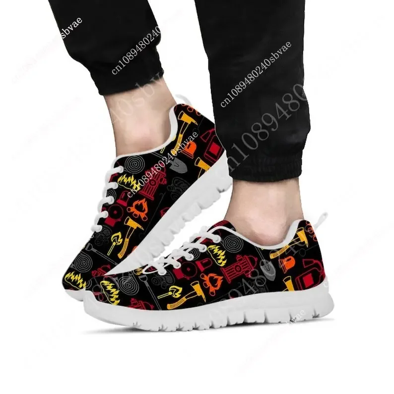 

Firefighter Shoes Lightweight Mens Womens Sneakers Sports Shoes Casual Custom Made Sneakers