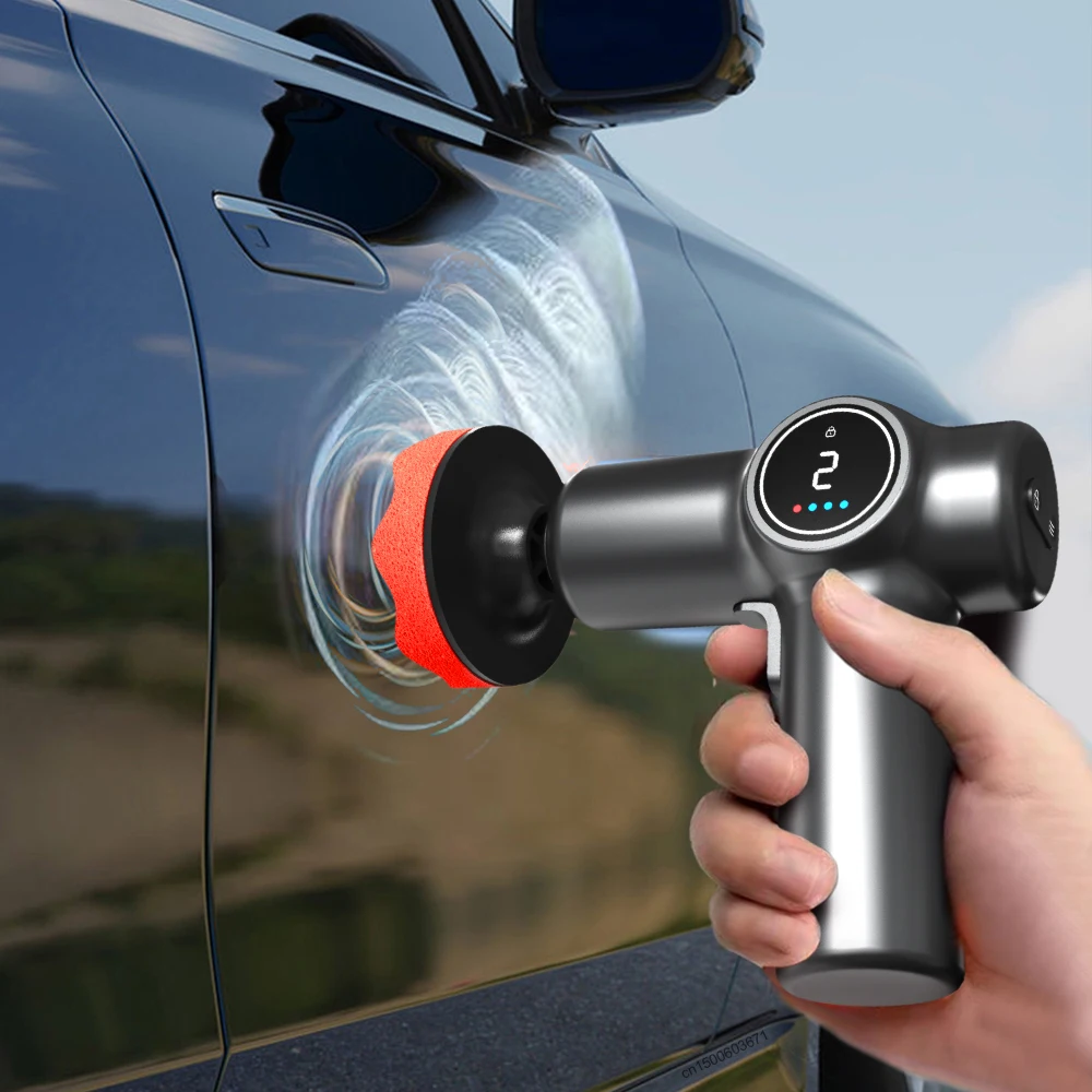Car Polisher Handheld Wireless Car Paint Scratch Repair Rechargeable Adjusatble Speed Electric Polishing Waxing Sanding Machine