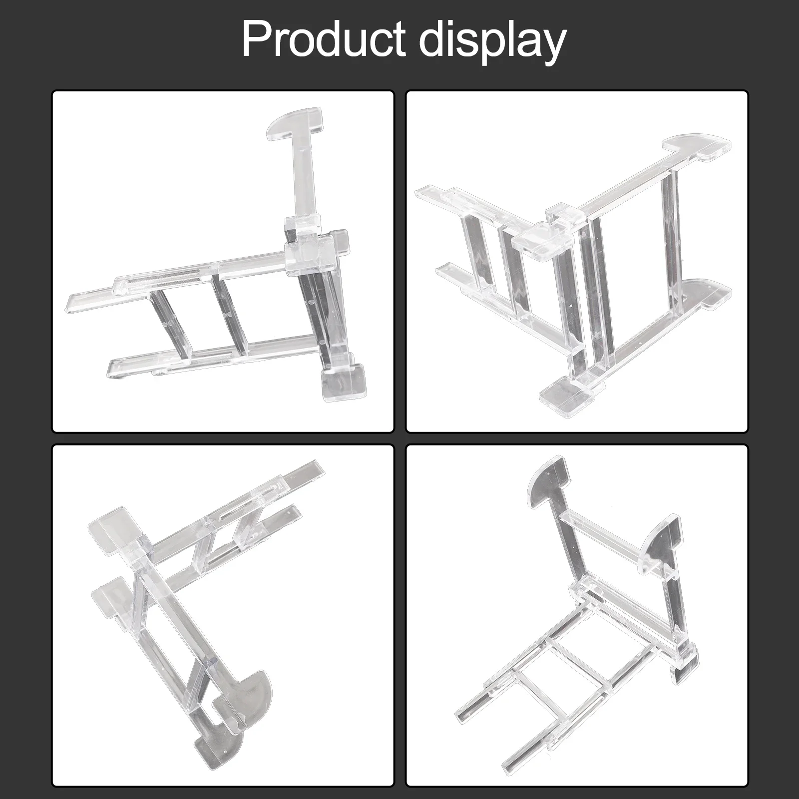 Photo Picture Display Stands Book For 6''-10'' dish Art Transparent/black Easel Hot Sale Accessories High quality