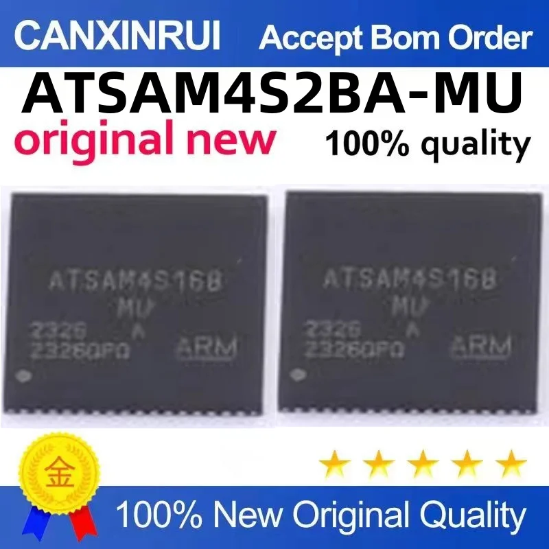 

ATSAM4S2BA-MU ATSAM4S2B-MU QFN64 package is a new hot-selling processor chip