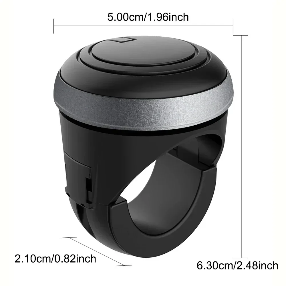 Car Turning Steering Wheel Booster Spinner Knob 360 Degree Rotation Metal Bearing Power Handle Ball Shaped Booster