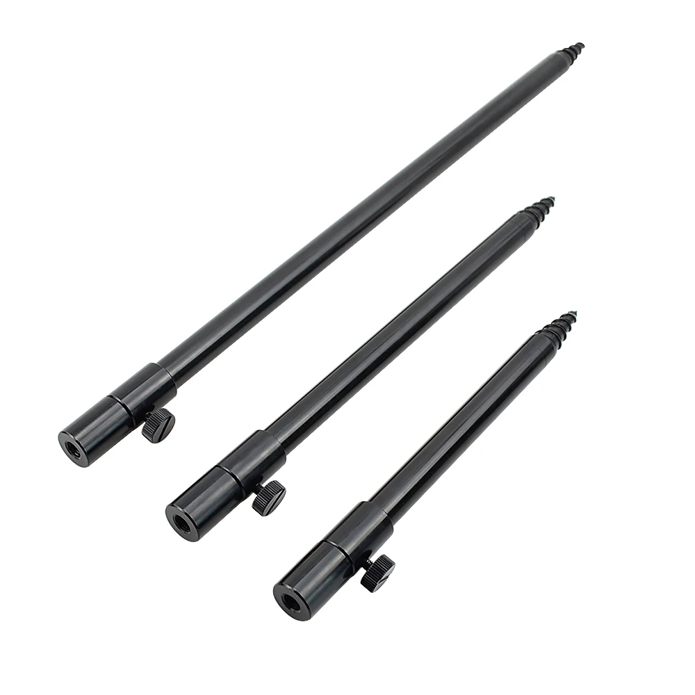 2 x Carp Fishing Tackle Bank Sticks Fishing Rod Pod Telescopic Banksticks