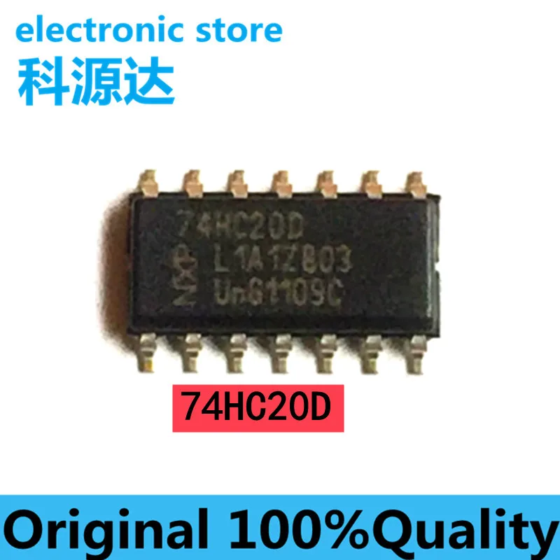 

10pcs 74HC20D SOP-14 Original Ready stock