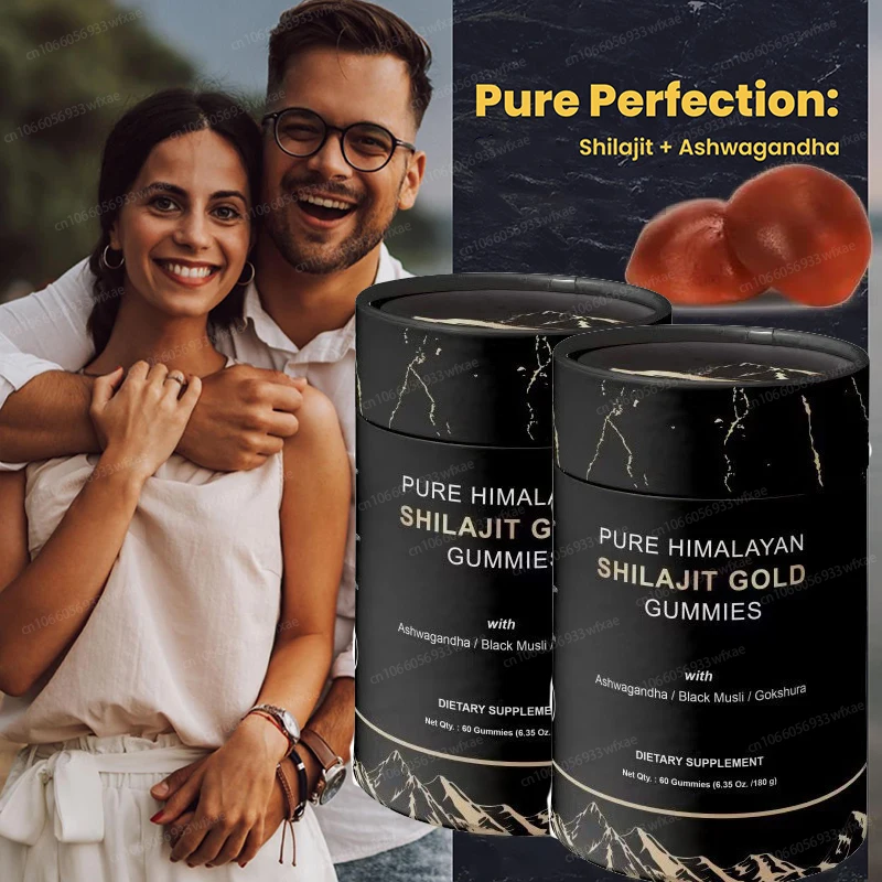 

3000mg Shilajit Gummies Reduce Muscle Fatigue Improve Overall Health and Energy Trace Minerals Fulvic & Humic Acid