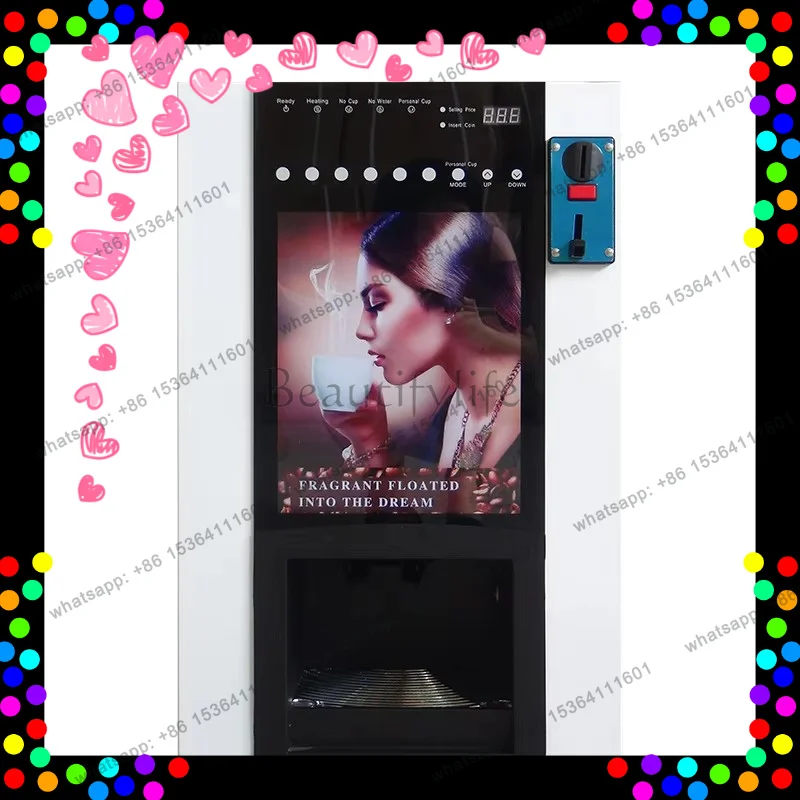 Customized Office Drinking Milk Tea Maker Automatic Commercial Instant Coffee Maker Your Best Choice
