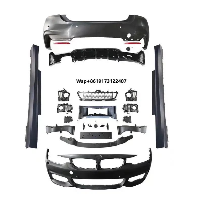 

F32 F33 F36 M-Tech MT Body Kit Bodykit Front Bumper Rear Bumper Side Skirt for 4 Series F32 F33 F36