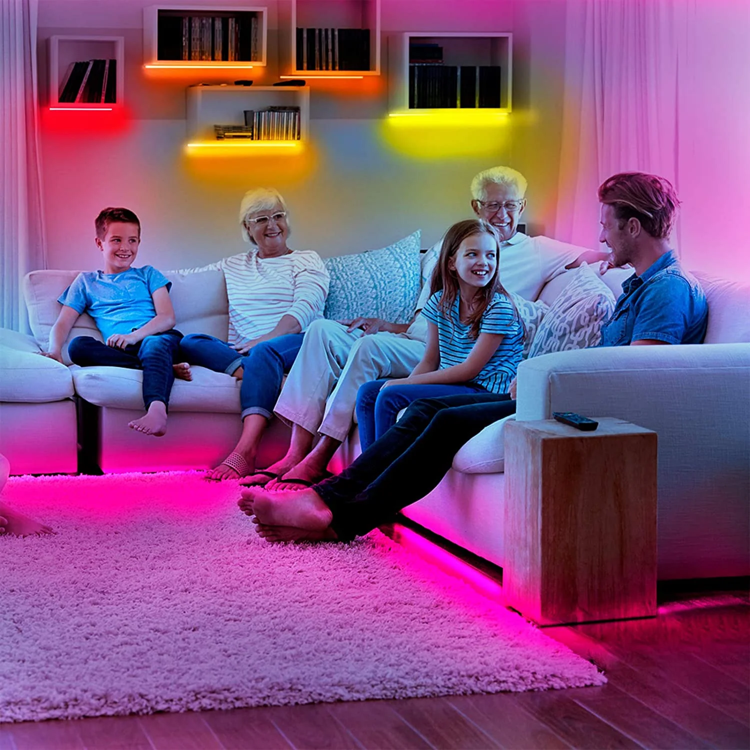 WS2812 1-30M USB Led Strip Lights RGB 5050 Bluetooth APP Control Luces Led Flexible Diode Decoration For Living Room Lamp Ribbon