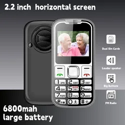 Low Price 2G GSM Unlock Bar Large Battery Big Key Feature Easy Use Elderly Senior Cellphone Small Size Quick Call Anti Scratch