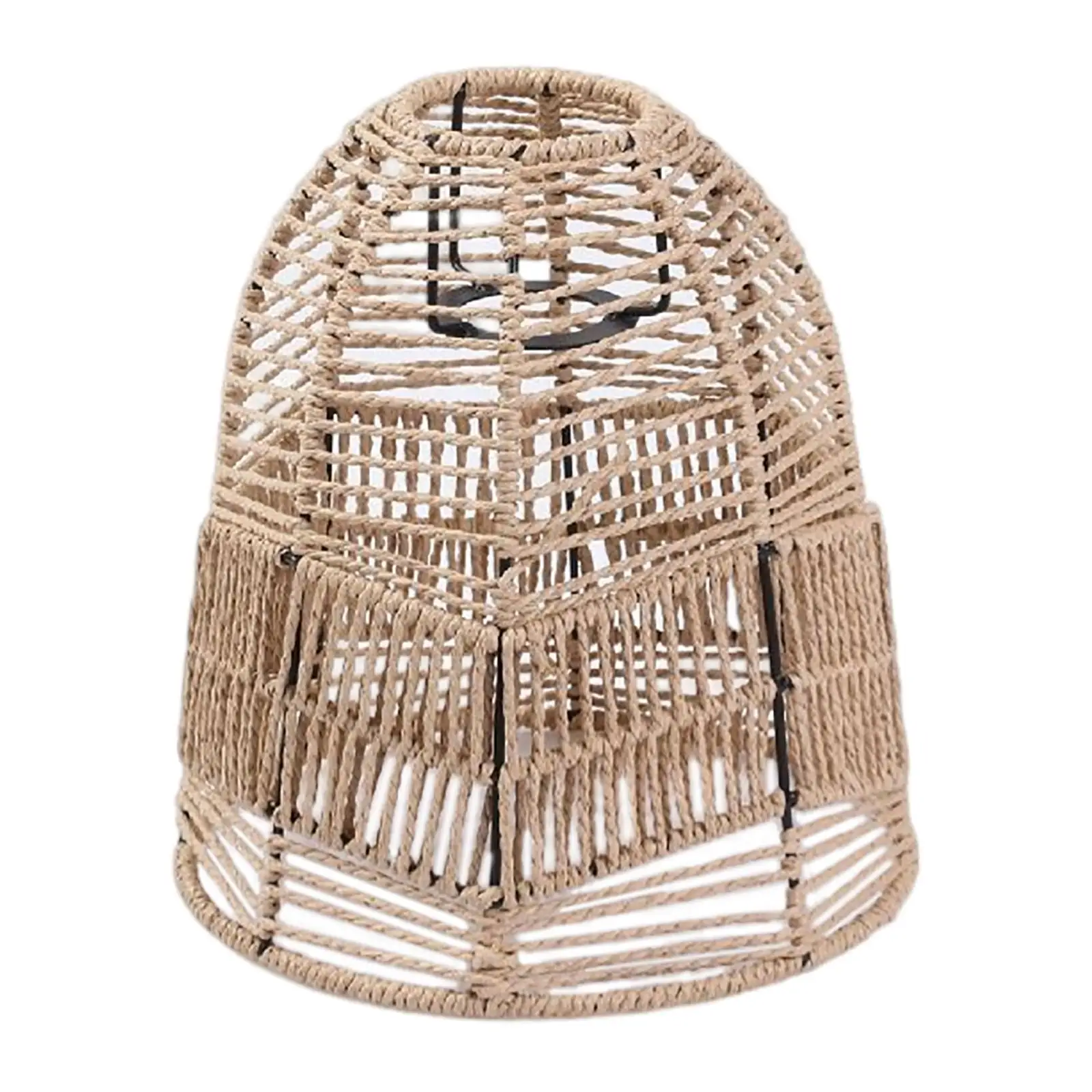 

Woven Rattan Pendant Lamp Shade for Kitchen Island Hotel Bedroom Style XH22-012 20.5x23.5x6.5CM