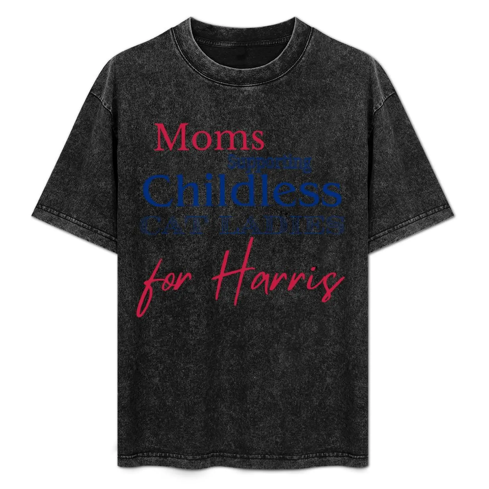 

Cat Ladies for Harris T-Shirt Daily Wear Plain Short Sleeve Shirt