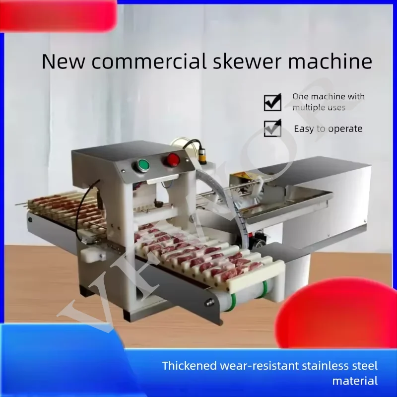 Export Standard Automatic Meat Skewer Machine 220V/110V Stable Operation Easy To Operate