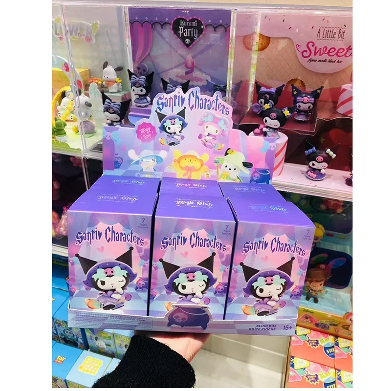 

Genuine Miniso Sanrio Anime Magic Story Series Blind Box Cinnamoroll / Kuromi Cartoon Model Girl Room Decoration Children's Toy