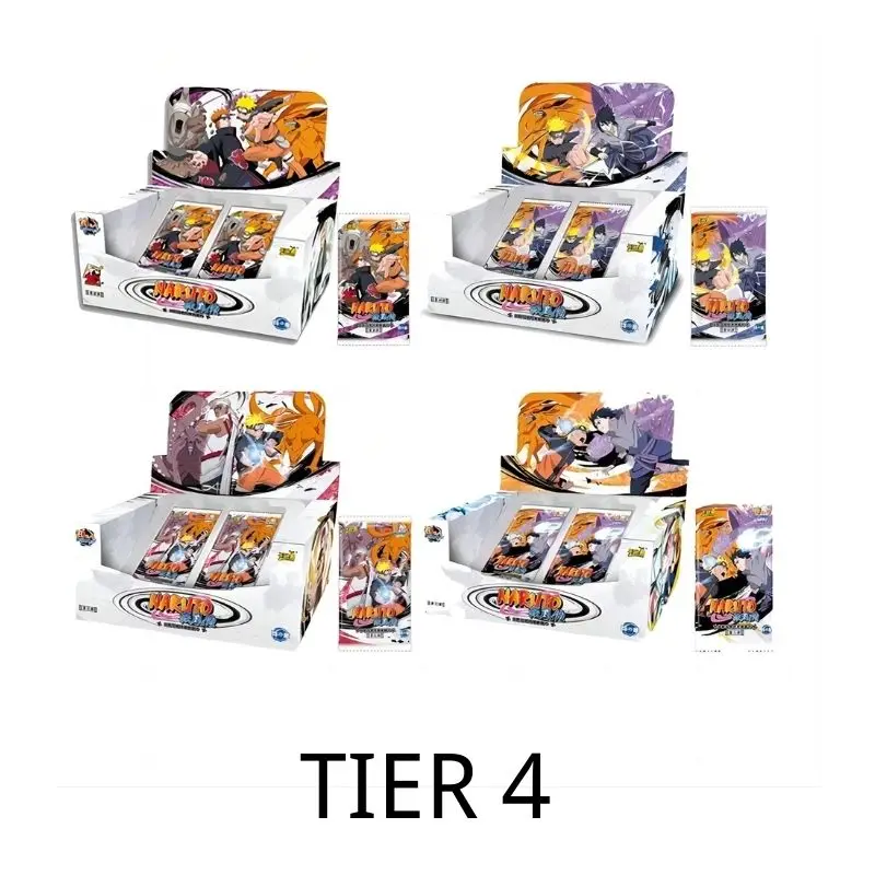 KAYOU-cajas de Naruto genuinas, paquetes de refuerzo, caja de juego de tarjetas comerciales, paquete de refuerzo de tarjetas de serie completa,