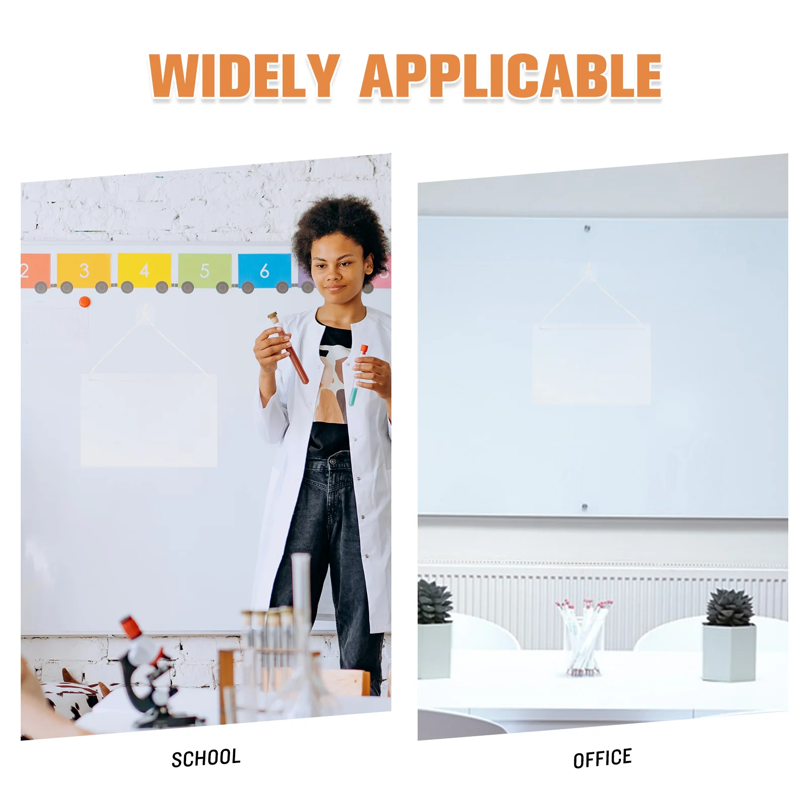 Rewritable Clear Dry Erase Board ปฏิทินผนังสํานักงานยางลบอะคริลิคแขวน Memo