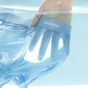 Boxeshorts Miior Fine Ice Seide für Männer, Graphus Antibakteriell innen, atmungsaktives frisches Höschen, Sommer, 3pcs 8 Hauptverkäufe Cueca Selene Boxer - №2