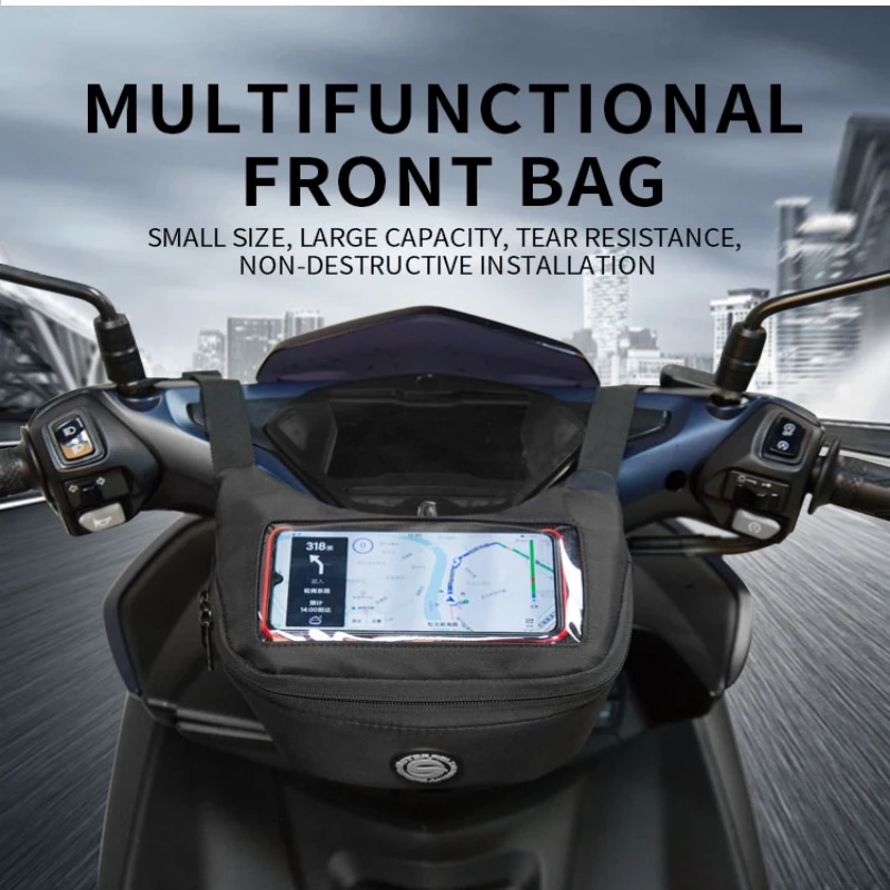 

SFK Multifunctional Motorcycle Riding Motorbike Front Bag Waterproof Navigation Pack Large Capacity Outdoor Waist Bag Fanny Bag