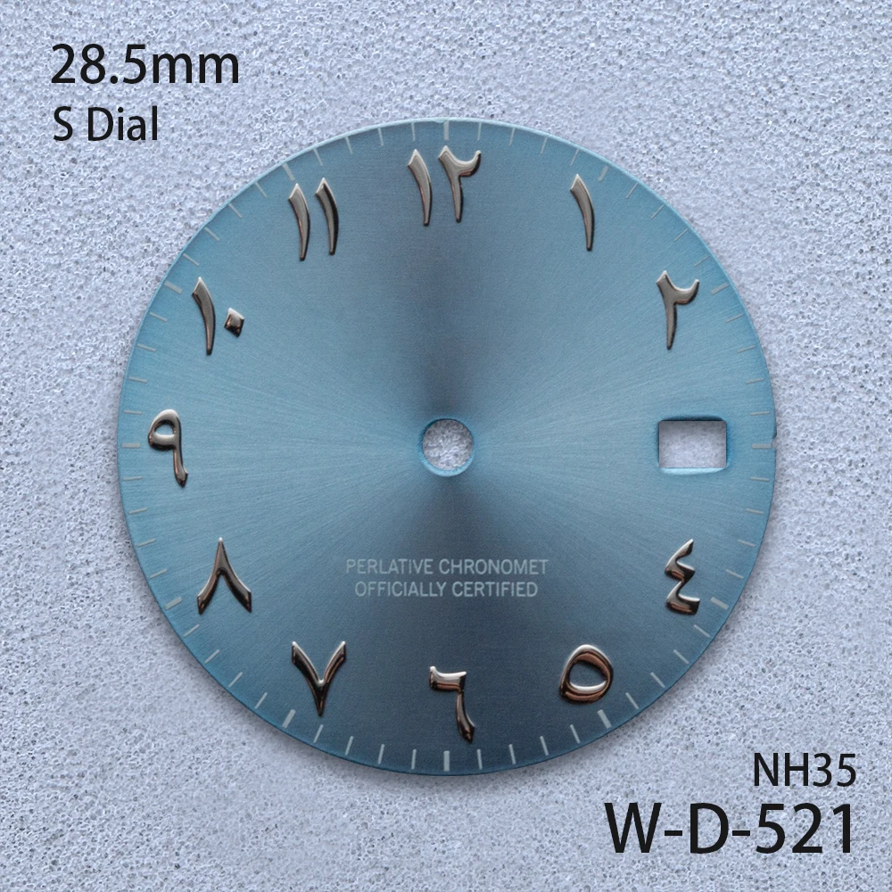 28,5 мм S логотип арабский циферблат подходит для NH35/NH36/4R/7S японский механизм высококачественные часы с циферблатом Sunray модифицированные аксессуары