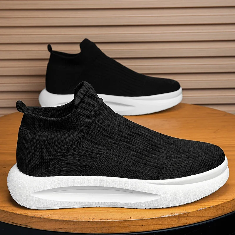 Nieuwe ademende casual sneakers voor heren Zomerloopschoenen Lichtgewicht zachte sportschoenen voor heren Zapatillas Hombre