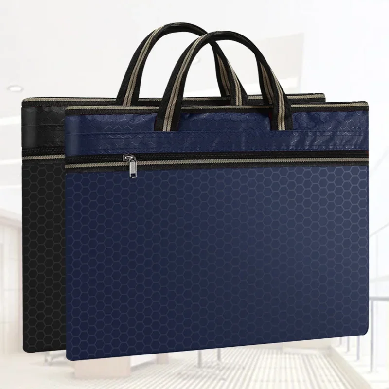 Large Capacity Briefcases Handbag Document Laptop Organize Pack Book Business IPAD Electronic Storage Pouch Supplies Accessories