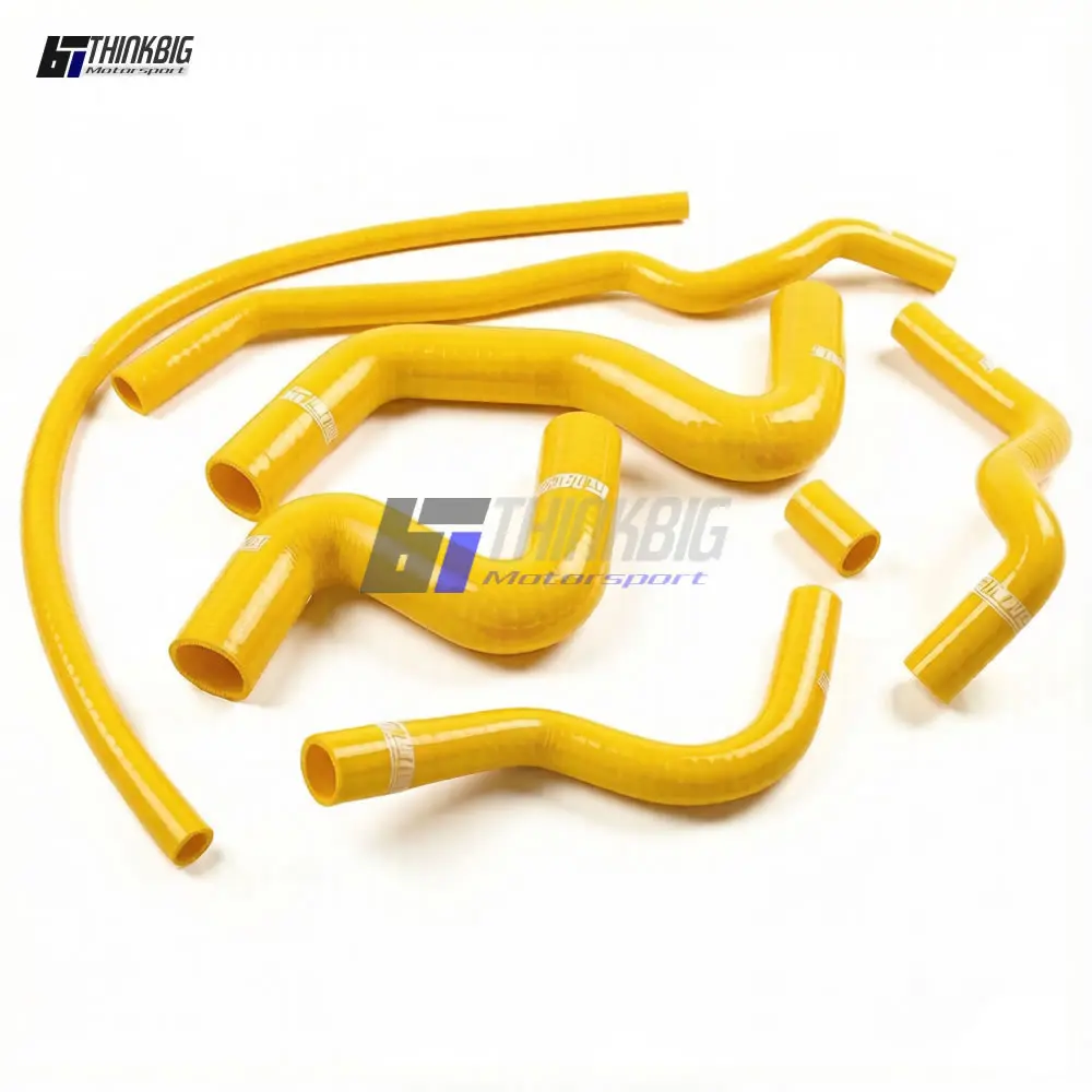 Silicone Radiator Hose Kit For 1998-2010 Peugeot 206 1.6L N6A 16V MANUAL (7Pieces)