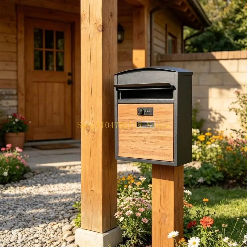 Combination Lock Mailbox with Top Slot and Front Window Access best sale