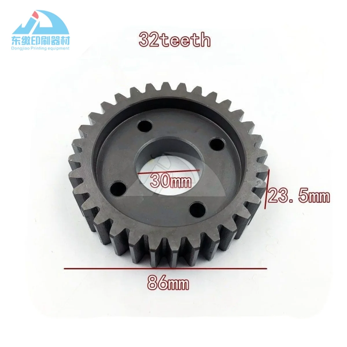 top-quality-1-piece-dampening-roller-gear-32-teeth-id30mm-od86mm-kgb3686b-for-mitsubishi-d3000-offset-printing-machinery-parts