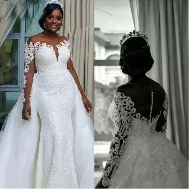 Customized High Quality  New White Cheap Bridal Bride Wedding Dresses 2025