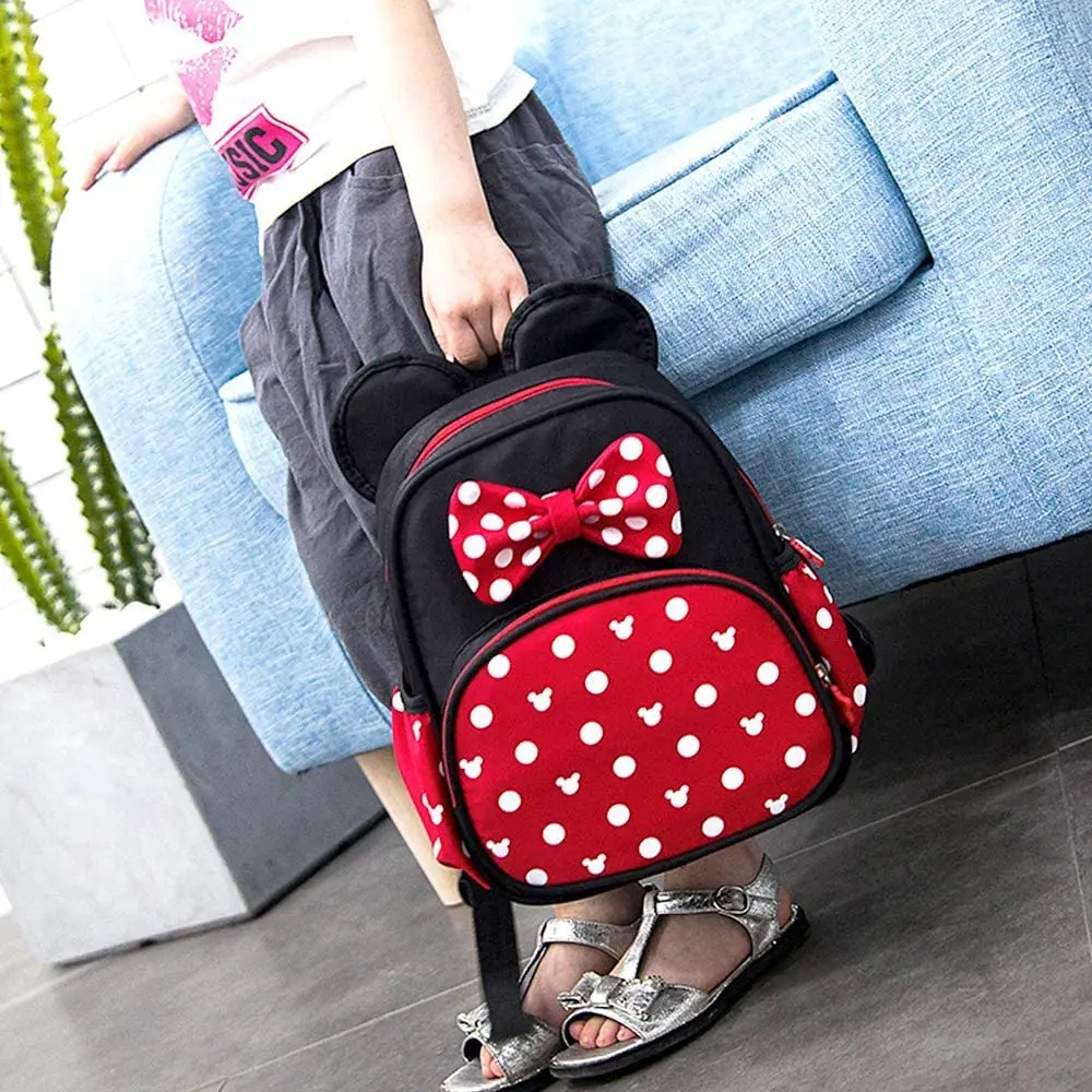 Cute Kids Backpack for Girls Toddler Backpacks Little Girl Kindergarten School Backpack  Minnie Mouse Gift Travel Backpack