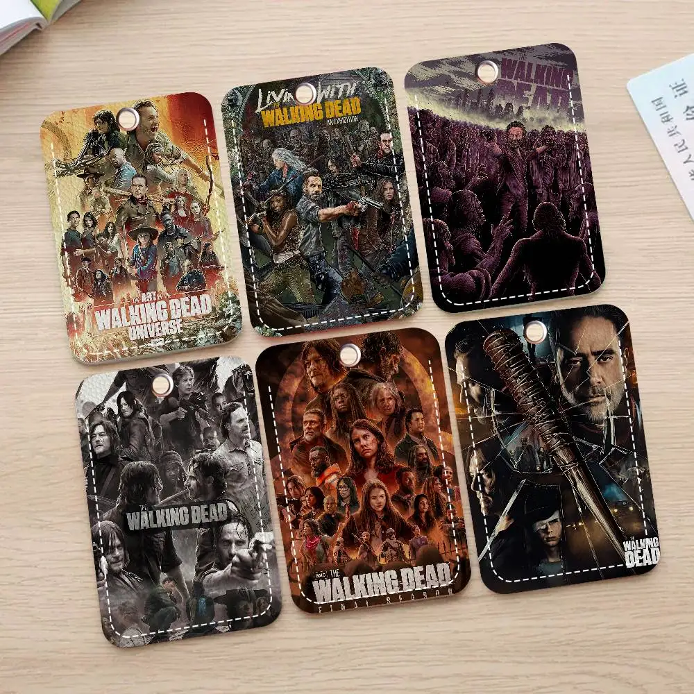 

Персонализированный держатель T-The W-Walking Dead, подходящий для банковских карт, сахара, автобусной карты, кошелька, чехол для карт, держатель для бейджа, брелок