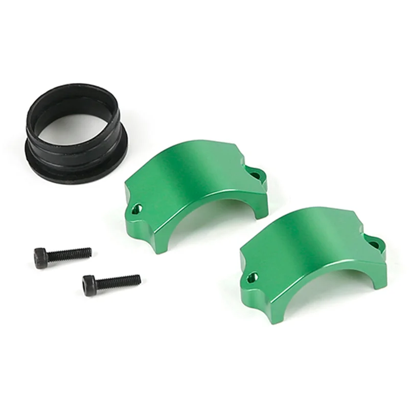 CNC Metalen Resonantie Buisklem Kit voor 1/5 Hpi Rofun Baha Rovan King Motor Baja 5B 5T Rc Auto Racing speelgoed Onderdelen,Groen