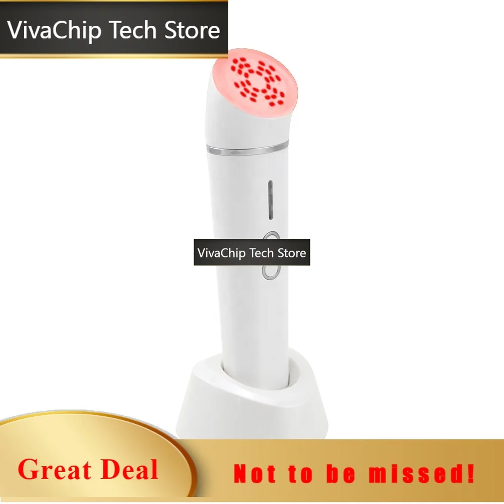 VivaCTTrending Product Skin Home Use Beauty Skincare Portable Anti-aging Wand Lamp Red & Blue Face Face Therapy Device