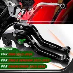 JDSTUNING For Kawasaki Z800/Z800 E VERSION/Z800R/ZR800 2013-2016 Clutch Brake Lever Set Adjustable Folding Handle Levers Parts