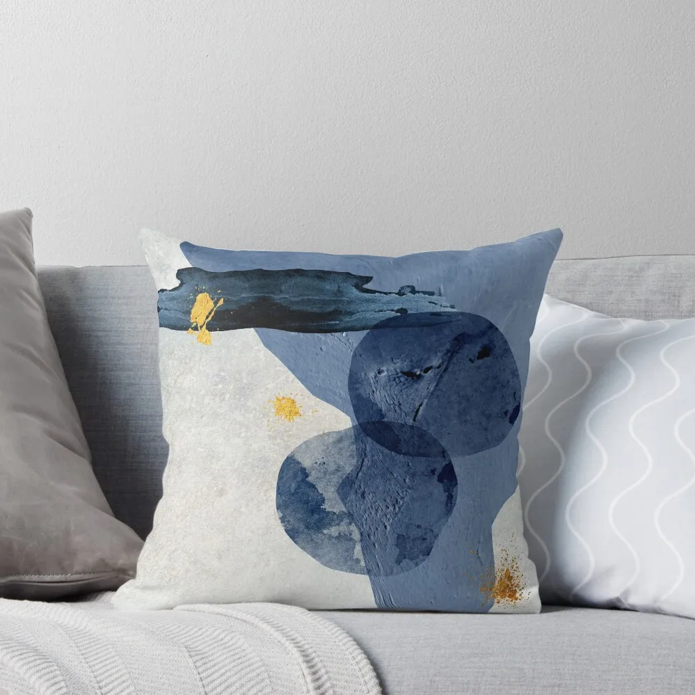 

Abstract Navy and Gold Throw Pillow Sofa Pillow Cover home decor items Christmas Pillowcase luxury decor pillow