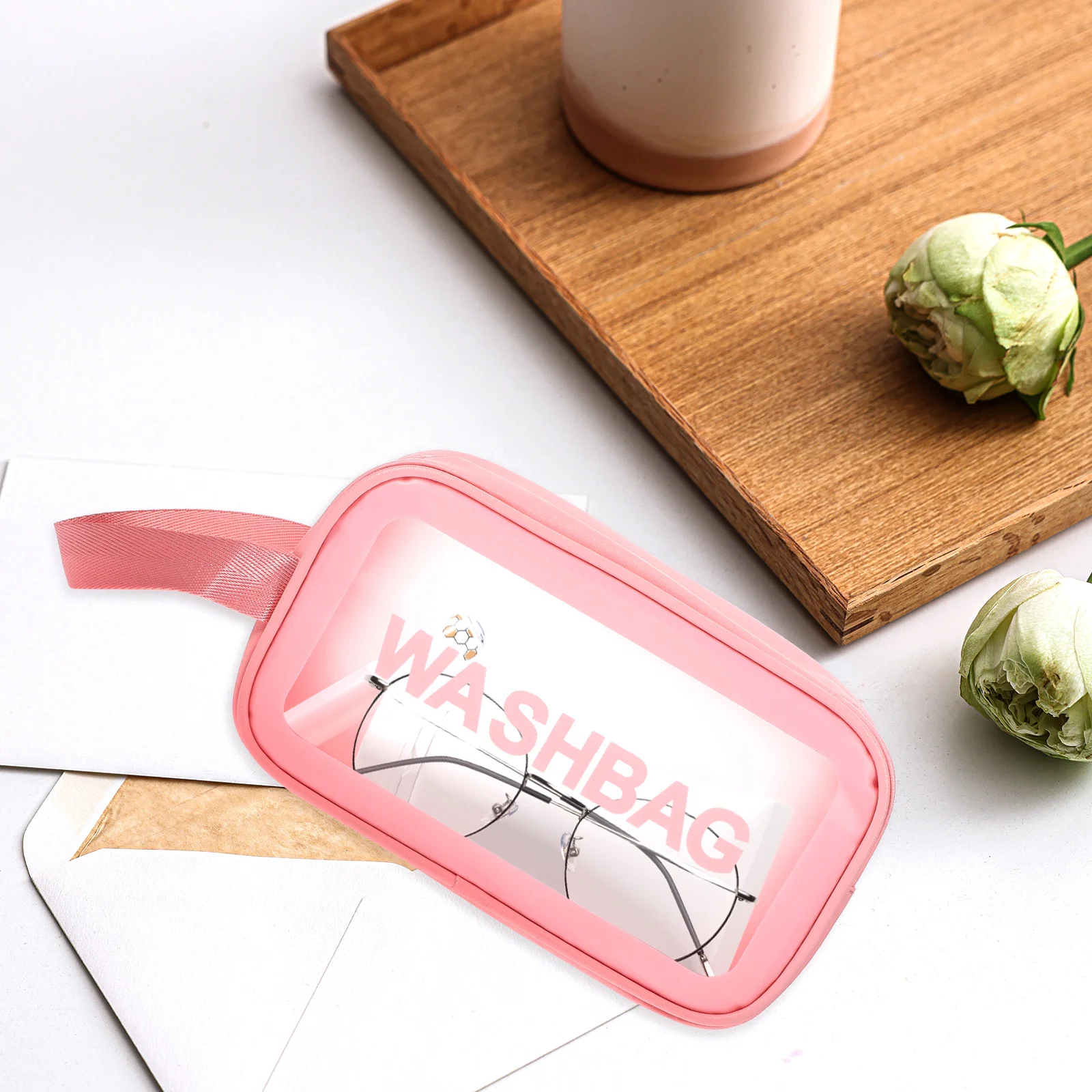 3 個旅行用トイレタリーバッグセットクリアポータブルメイクアップバッグ厚くて耐久性のある大容量旅行必需品女性