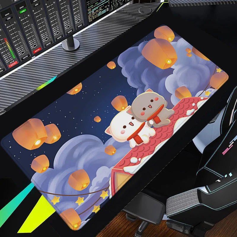 

Stitched Edge Mousepad Kawaii Mouse Pad BuBu DuDu Office Computer Desk Mat Mouse Mats Gamer Keyboard Mat Cabinet Gaming Accessoy