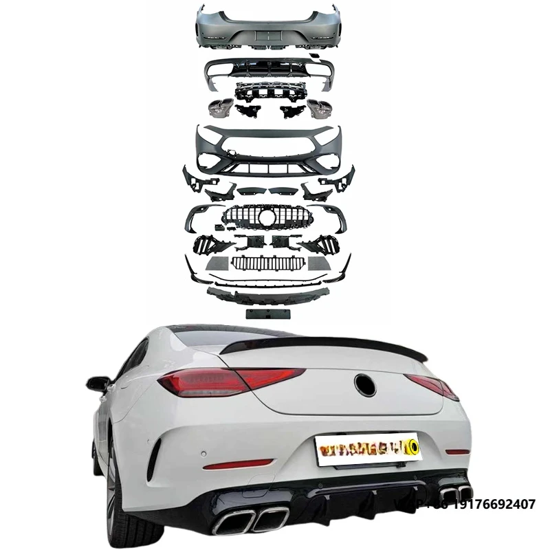 

Best Price Body Kit for Mercedes Benz C257(2018+) Modified GT63 Style Body Kit Bumper Grille Tail Spoiler Exhaust
