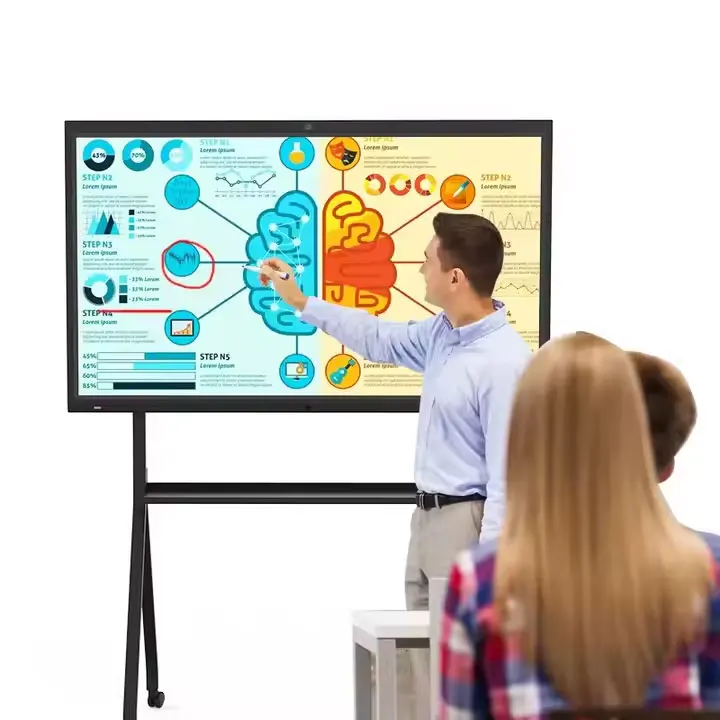 Best Selling 55 65 75 86 100inch Touch Screen Interactive Flat Panel Meeting Education Digital Smart Board Interactive
