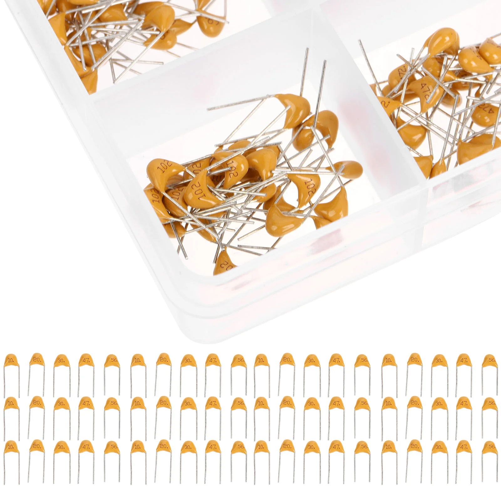 

Ceramic Capacitors Replacement Monolithic Multilayer 00nf for Audio Project Electronics Ceramics Hobby DC