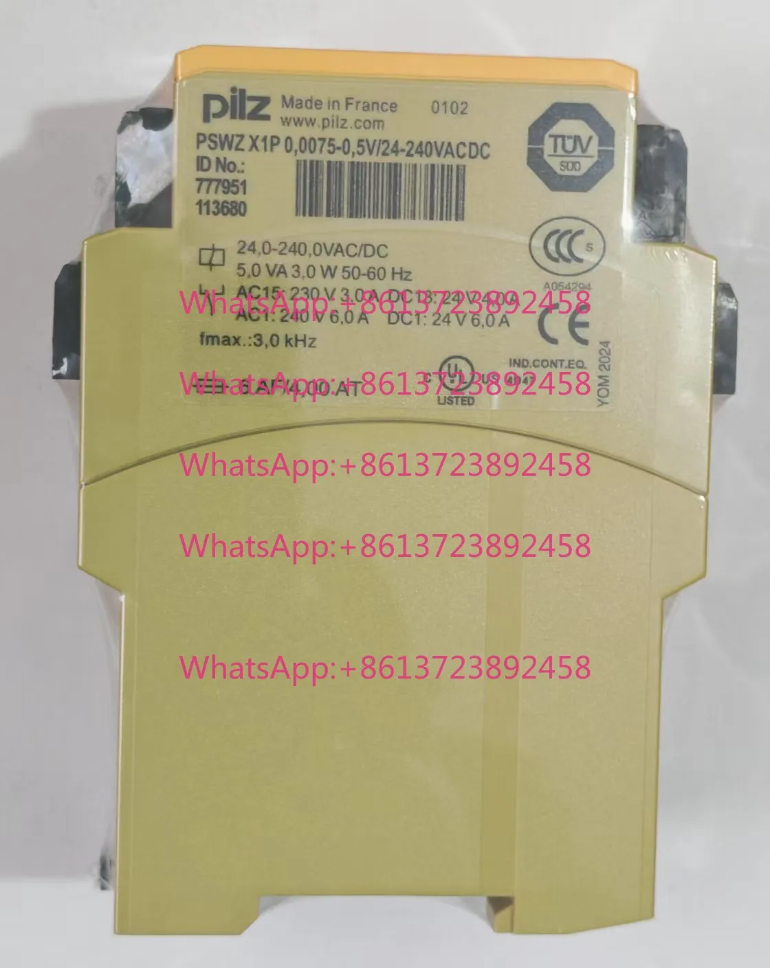 Pilz safety relay PSWZ X1P 777951