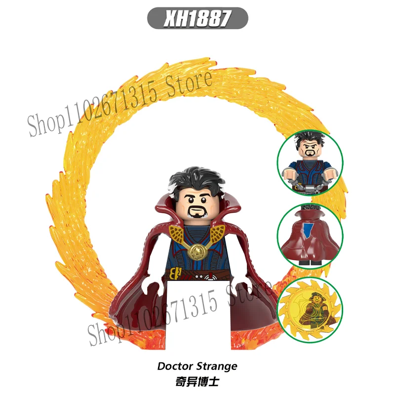Marvel Avengers Superheld Bouwstenen Iron Man Doctor Strange Hulk Thanos Spider-Man Venom Hawkeye Bricks Toys
