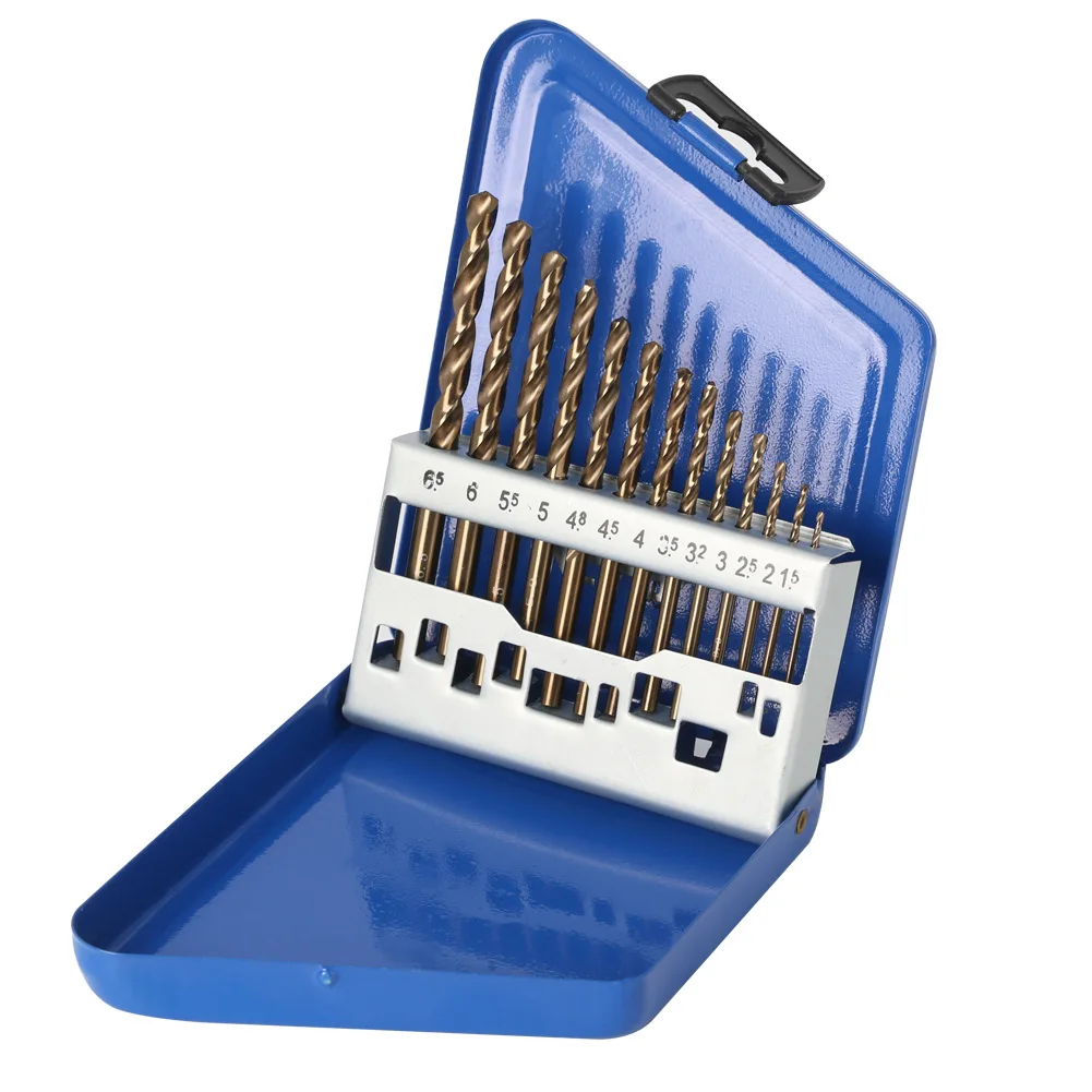 0.5-15 Diameter Carbide Tungsten Steel Twist Drill Stainless Steel Drilling Drill Set