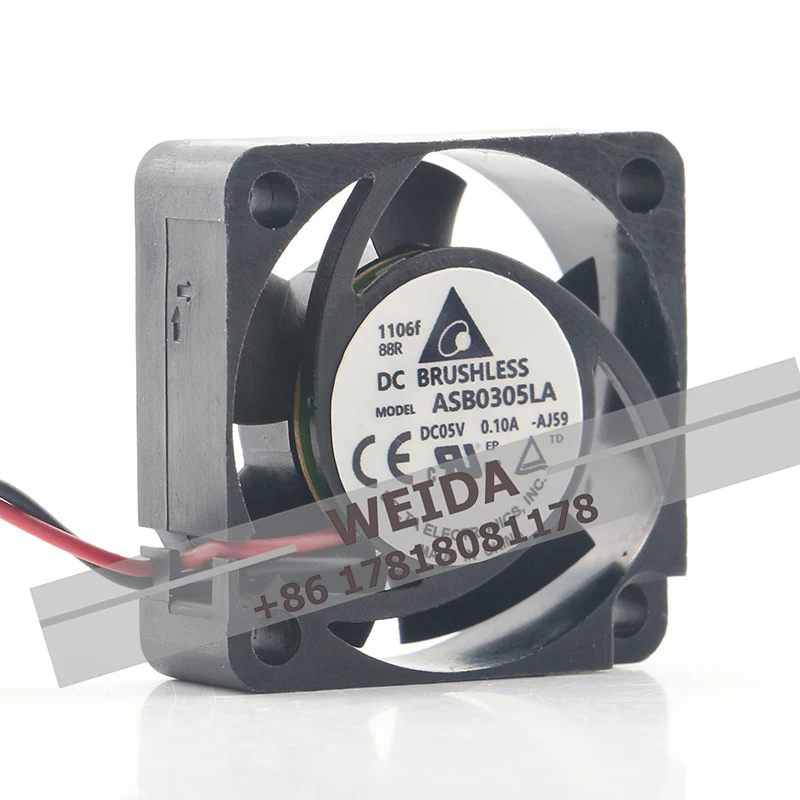 Delta 12V 24V 48V AC EC 3010 3CM 30X30X10MM notebook inverter ultra-quiet speed measurement ASB0305LA-BD16 cooling fan DC5V 0.1A