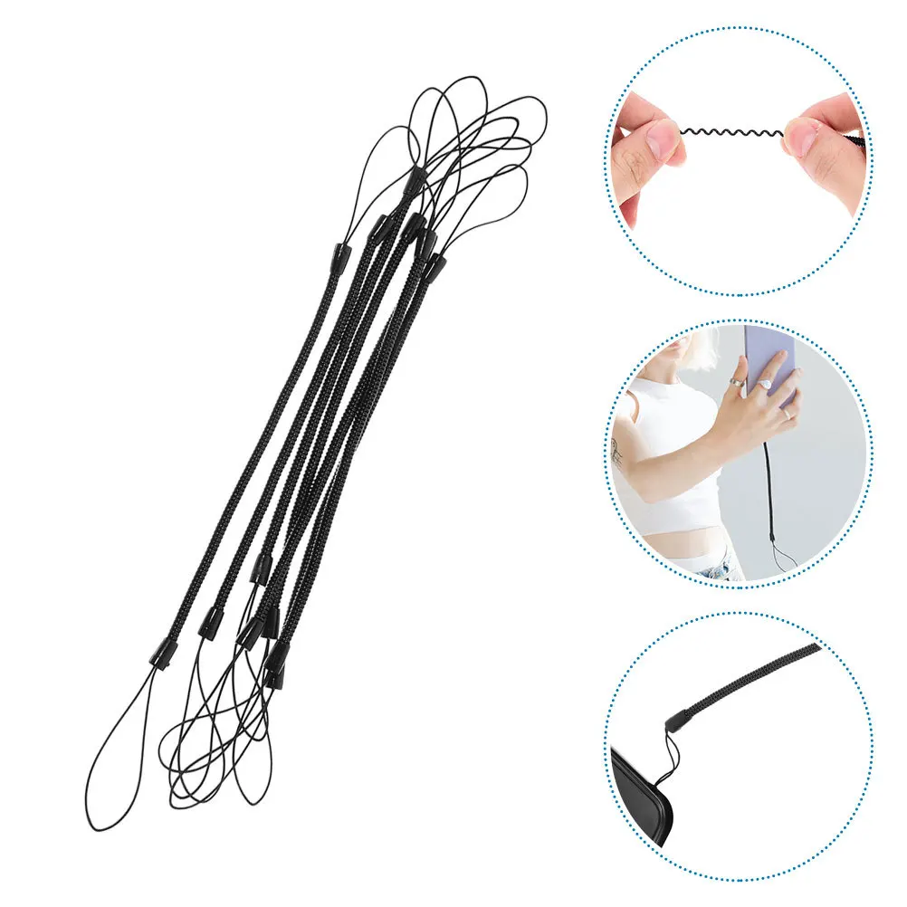 10Pcs Stylus Pen Lanyard Retractable Anti Lost Rope Long Lasting Fixing Strap Spring Rope for Stylus Pen Hanging Lanyard