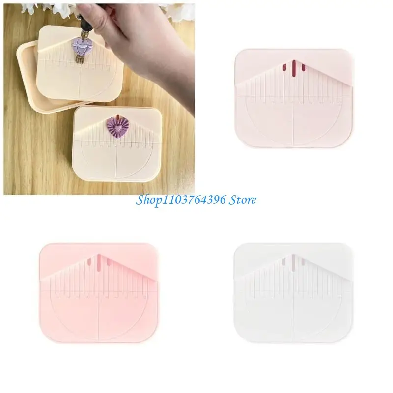 

Коробка для сверления серег со встроенным пылесборником для сережек из полимерной глины, ювелирных изделий и небольших поделок