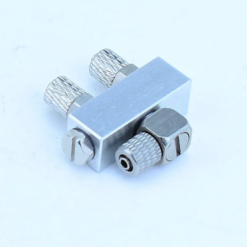 1pcs RC Excavator Micro Hydraulic Oil Manifold Connector for 1/12 1/14 Kabolite K336 Huina 1580 CAT 336 Loader Dump Truck
